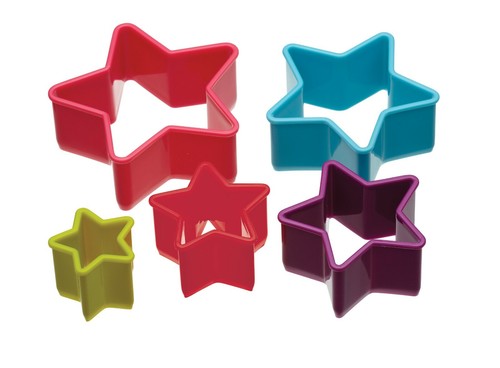 5pz tagliabiscotti stella - 5pz, di